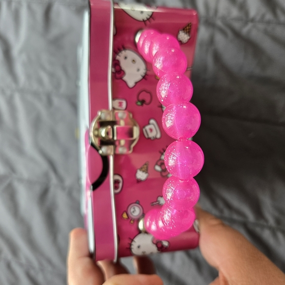 Hello Kitty By Sanrio Pink and Blue Lunch Handbag - Picture 2 of 6